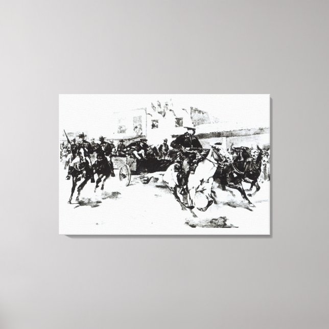 Lienzo Garret trae a Billy the Kid, 1880 (Anverso)