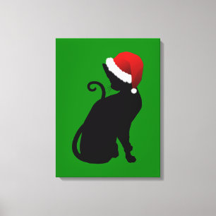 Lienzo Gata Santa