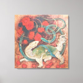 Lienzo "Gate of Waters – Genbu, Guardian of the North"