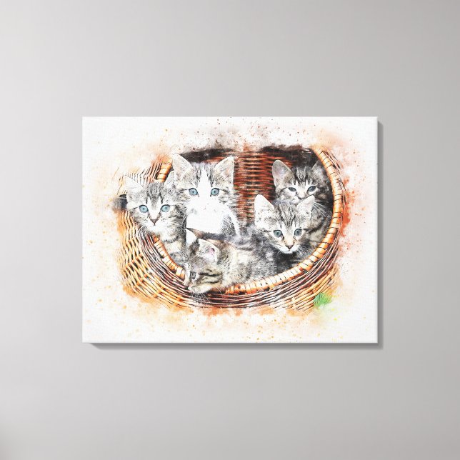 Lienzo Gatitos (Anverso)