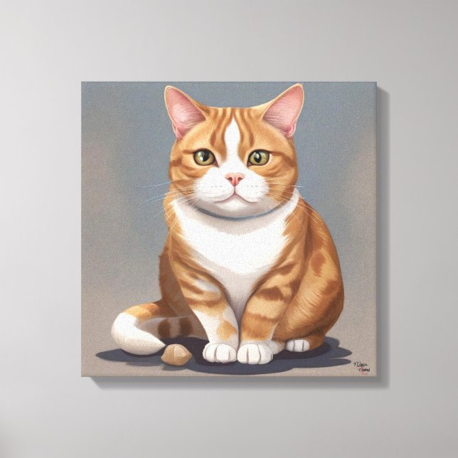 Lienzo Gato (Anverso)