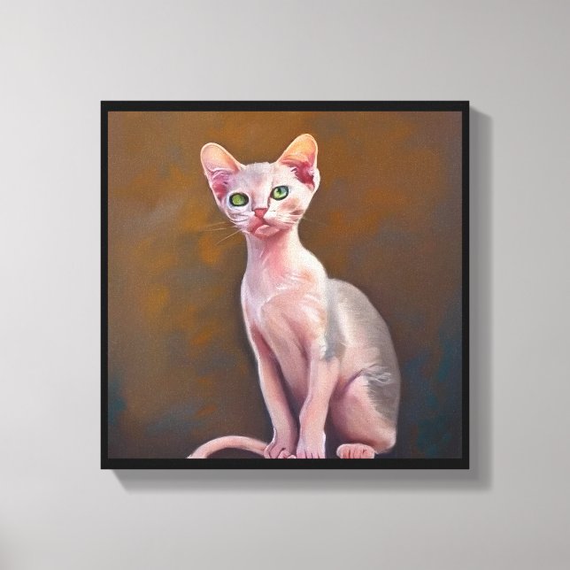 Lienzo Gato Bambino  (Anverso)