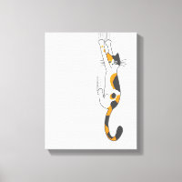 Gato Calico Colgando | Gracioso Cat Lover