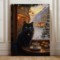 Gato de Navidad Parisino – Café Caprichoso del Gat