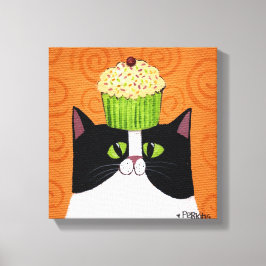 Lienzo Gato de tarta