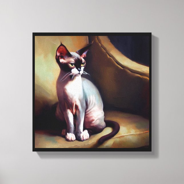 Lienzo Gato Donskoy  (Anverso)