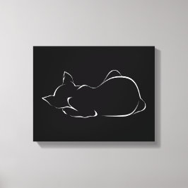 Lienzo Gato durmiente