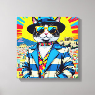 LIENZO GATO EGEO-GATO DE GRAN CIUDAD