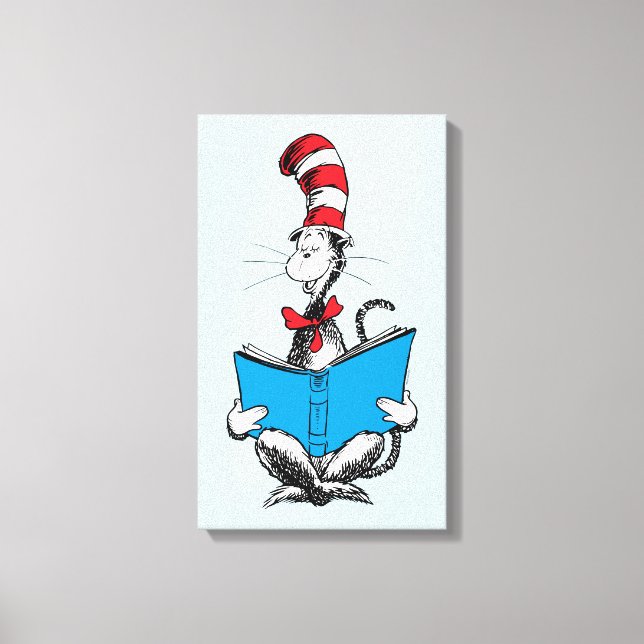 Lienzo Gato en la lectura del sombrero (Anverso)