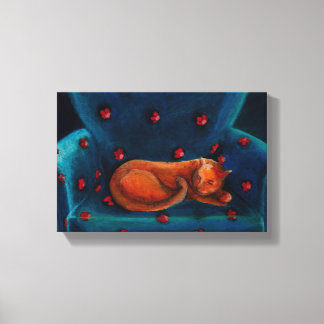 Lienzo Gato en reposición