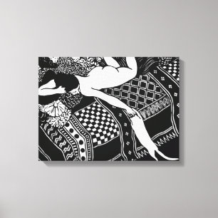 Lienzo Gato Félix Vallotton Lady Bed Laziness La Paresse