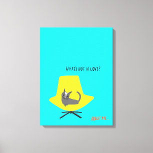 Lienzo Gatos de sangre - ¿Qué no amar?