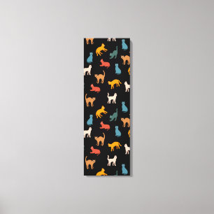 Lienzo Gatos en negro