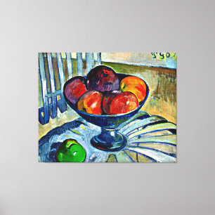 Lienzo Gauguin - Frutero en una silla de jardín