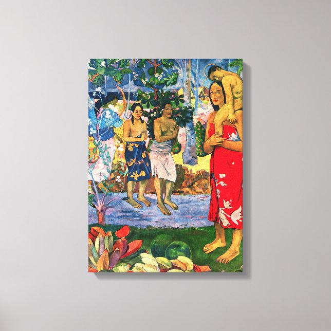 Lienzo Gauguin Ia Orana Maria Canvas Wrap (Anverso)