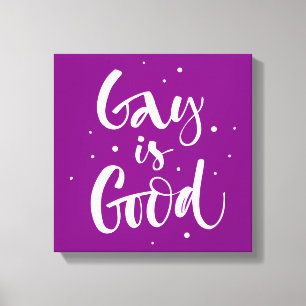 Lienzo Gay es bueno