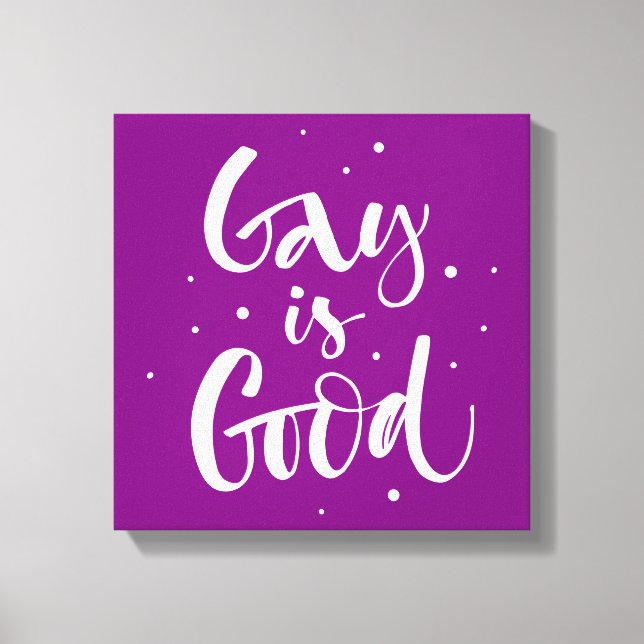 Lienzo Gay es bueno (Anverso)