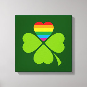 Lienzo Gay Lucky Clover