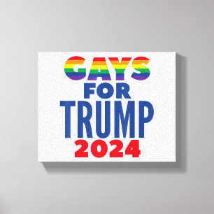 Lienzo Gays para las elecciones de Trump 2024