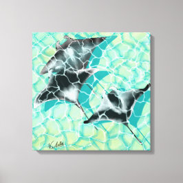 Lienzo GB Print on canvas Manta Rays