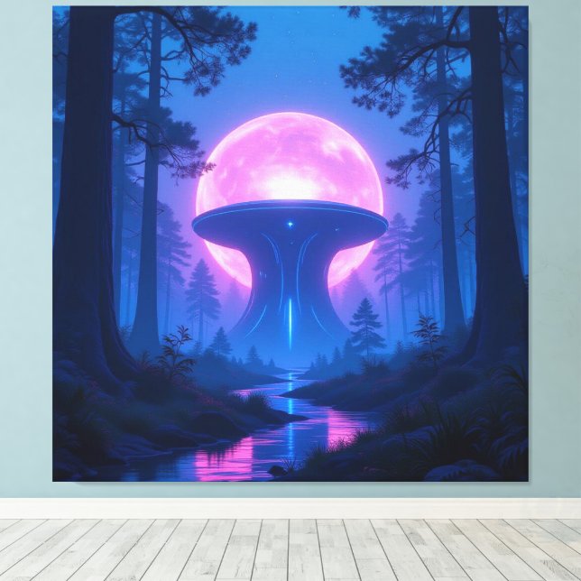 Lienzo Geheimnisvoller Erdkern  Das Herz unseres Planeten (Insitu (piso de madera))