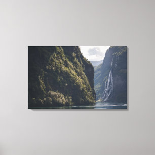 Lienzo Geiranger Fjord Noruega