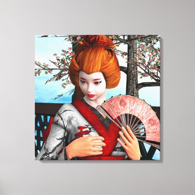 Lienzo Geisha (Anverso)