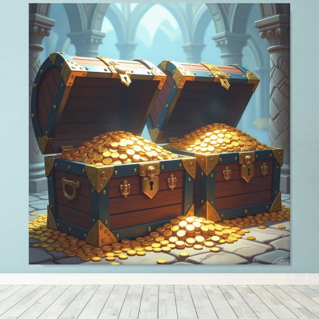 Lienzo Geisterschiff der Piraten   (Insitu (piso de madera))