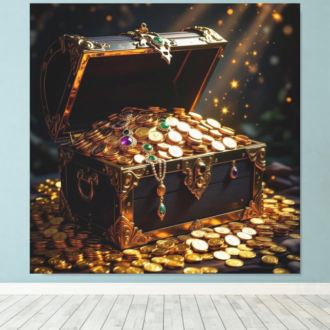 Lienzo Geisterschiff der Piraten   (Insitu (piso de madera))