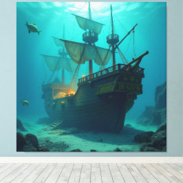 Lienzo Geisterschiff der Piraten  