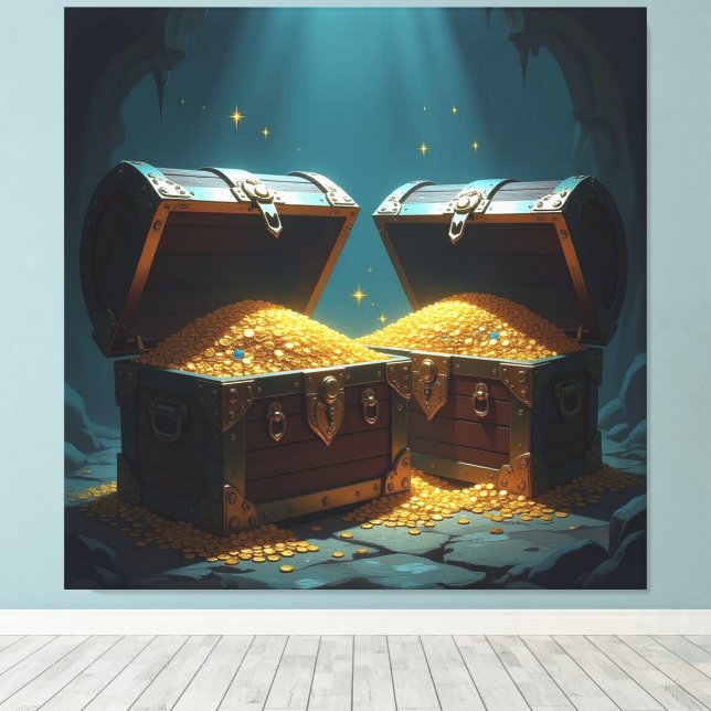 Lienzo Geisterschiff der Piraten   (Insitu (piso de madera))