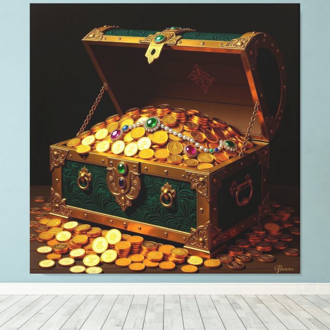 Lienzo Geisterschiff der Piraten   (Insitu (piso de madera))