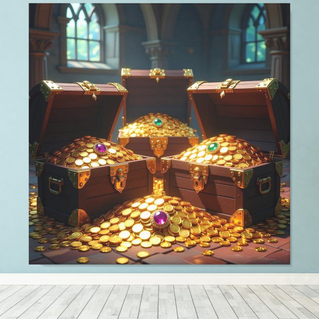 Lienzo Geisterschiff der Piraten   (Insitu (piso de madera))