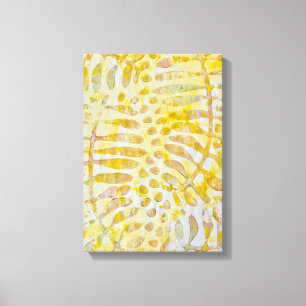 Lienzo Gelli Printed Golden Leaves