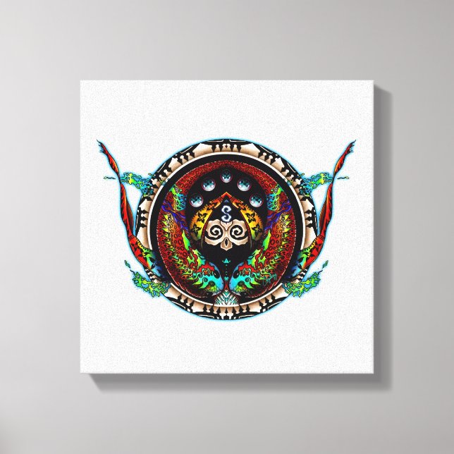 Lienzo Gemelos Dragon (Anverso)