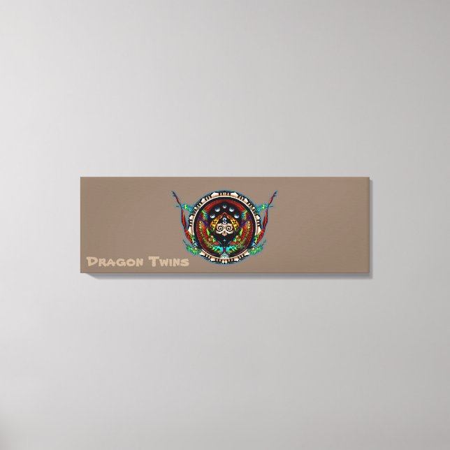 Lienzo Gemelos Dragon (Anverso)