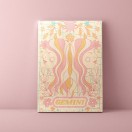 Lienzo Gemini Celestial Zodiac Pastel Dreams Wall Arts