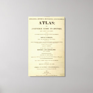 Lienzo Genealógico completo de la página de título,