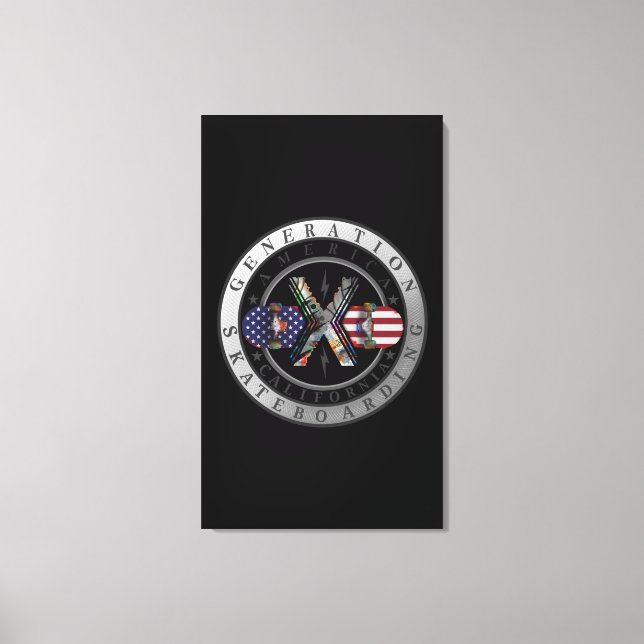 Lienzo Generación X California (Anverso)