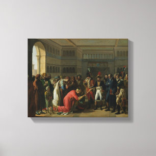 Lienzo General Bonaparte Giving una espada a