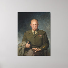Lienzo General Dwight Eisenhower Retrato pintado de 5 est