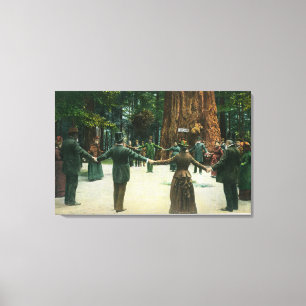 Lienzo General Fremont que muestra la circunferencia de a