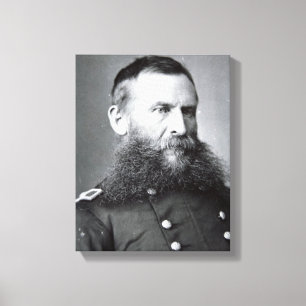 Lienzo General George Crook (foto de b/w)