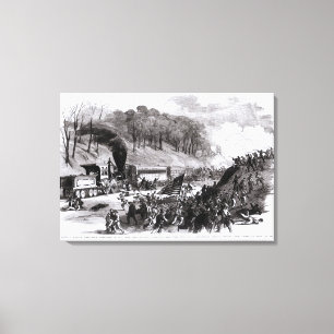 Lienzo General Schenck con cuatro compañías