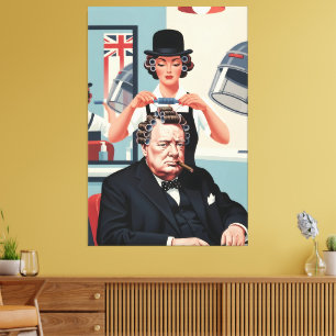 Lienzo Genial Winston Churchill