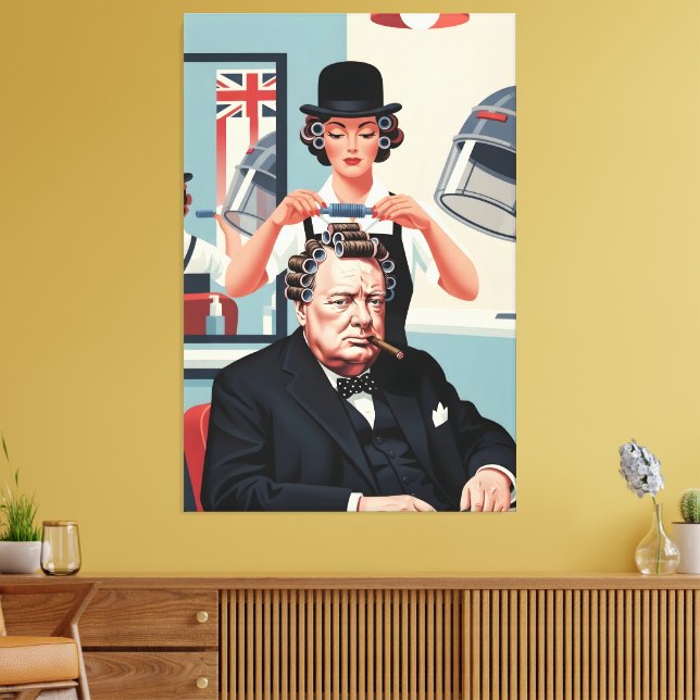 Lienzo Genial Winston Churchill (Insitu (Sala de estar))