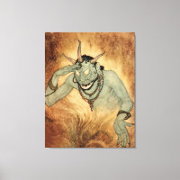Genie de Las mil y una noches de Edmund Dulac