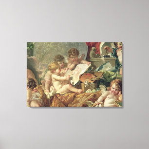 Lienzo Genio que enseña a los artes, 1761