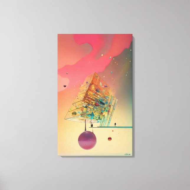 Lienzo Gente Desplazada Lugares Reyes (Anverso)