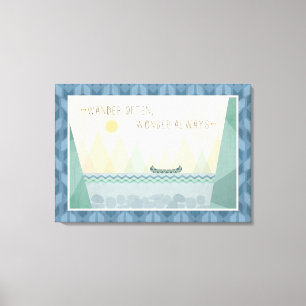 Lienzo Geo al aire libre I el   vaga a menudo, maravilla